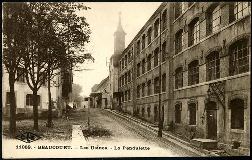 Beaucourt, les usines, la pendulette